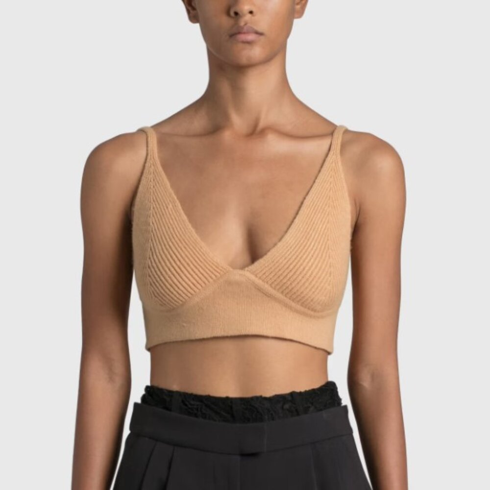 Jonathan Simkhai Aeris Wool Cashmere Bra Small BNWT